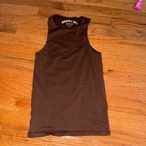 Aeropostale Chocolate Brown Sculpt Tank
